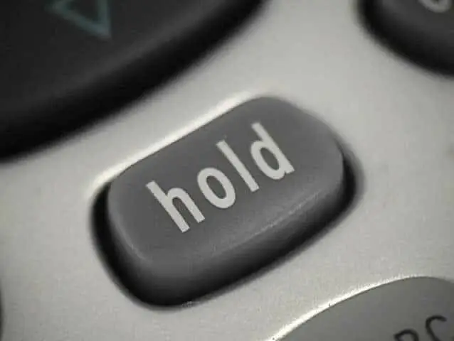 hold button