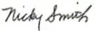 nicky smith signature