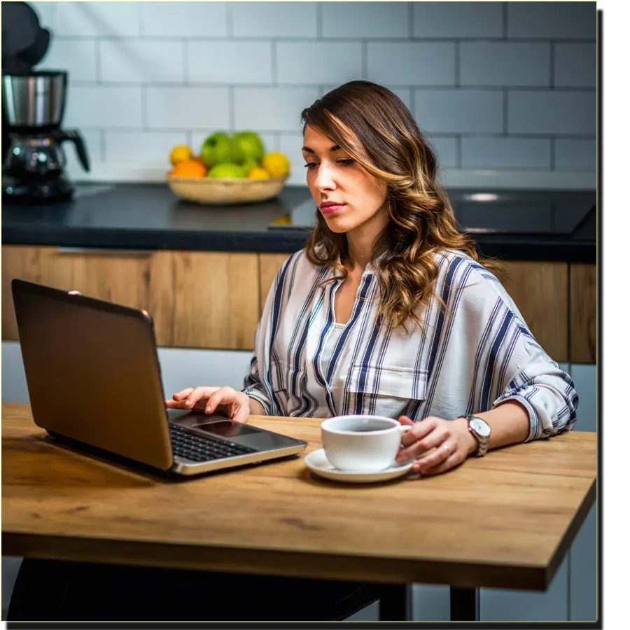 work at home kitchen