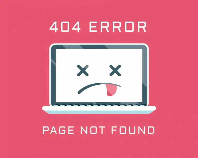 404 error page not found