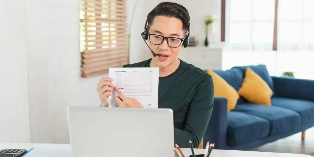 working using a virtual phone system