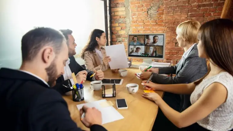 people working on their workplace communication