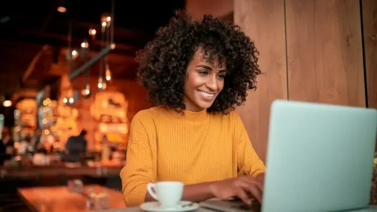 woman searching "business phone providers near me"