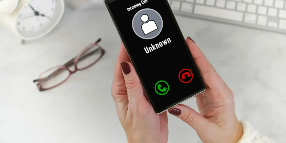 unknown caller cellphone